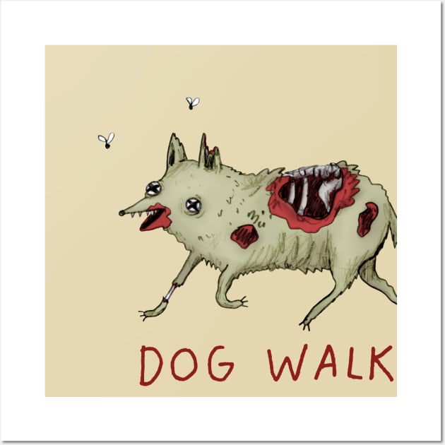 Dog Walker Wall Art by Sophie Corrigan